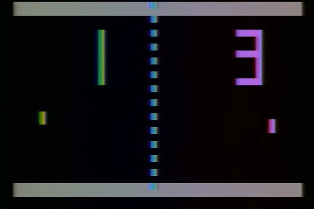 Infoconsolas Atari Pong gameplay 1