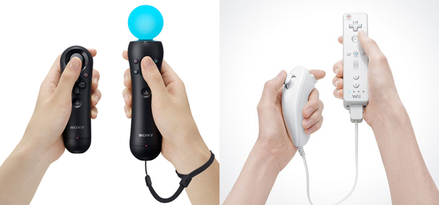Sony Motion vs Wii Mote
