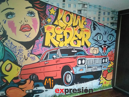 Decorando con murales de pared vintage 4