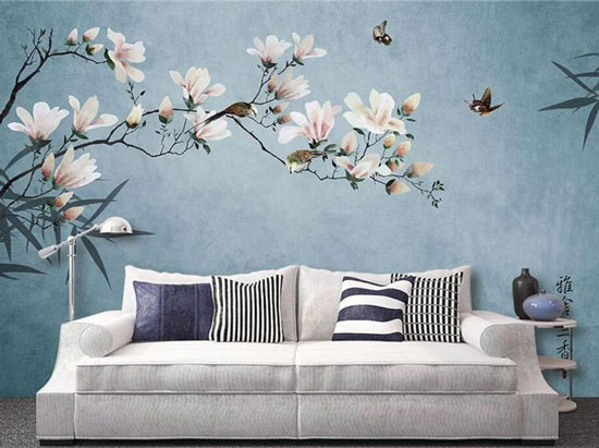 Decorando con murales de pared vintage 6
